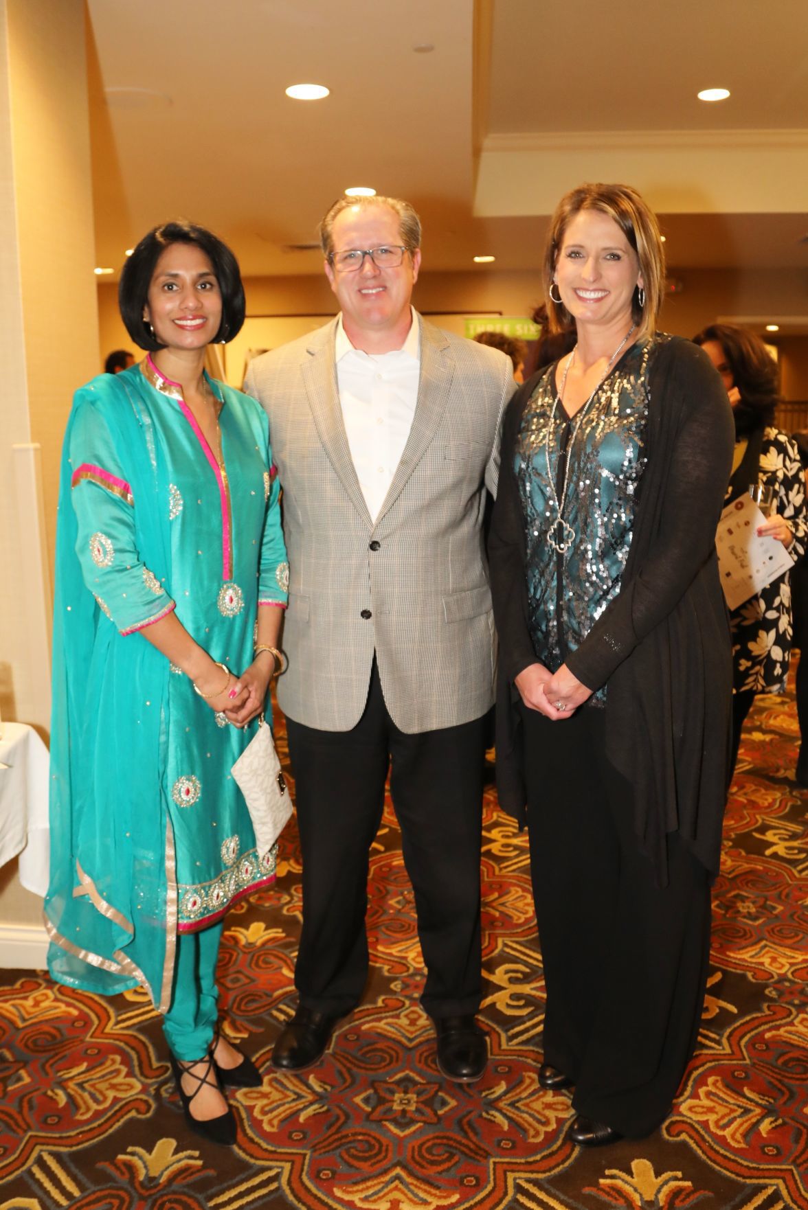 Sandhya Vollala, Tom and Jennifer Henry